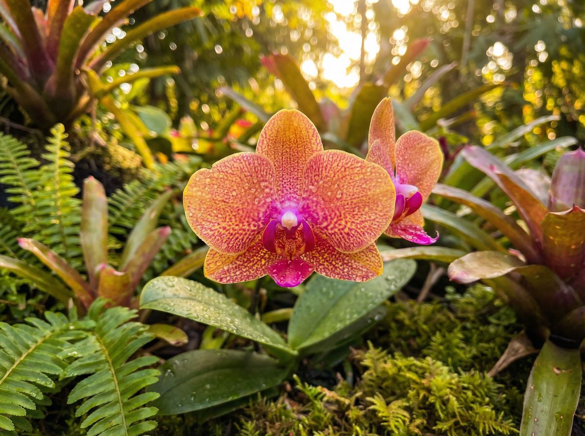 91热带兰花植物视频